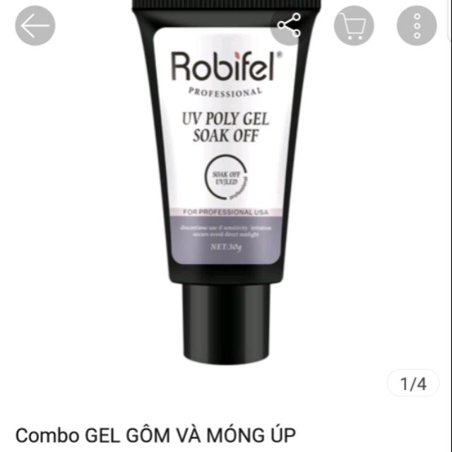Combo Gel GÔM VÀ MÓNG ÚP