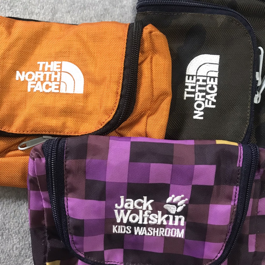 Túi tiện ích du lịch The North Face, Jack Wolfskin