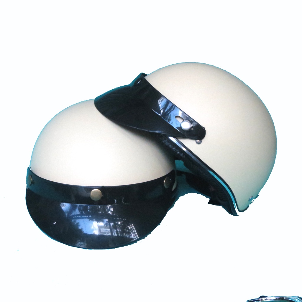 Mũ bảo hiểm nữa đầu nón bảo hiểm 1/2 NTMAX kem nhám kèm kính phi công hoặc kính uv400 + tặng kèm lưỡi trai