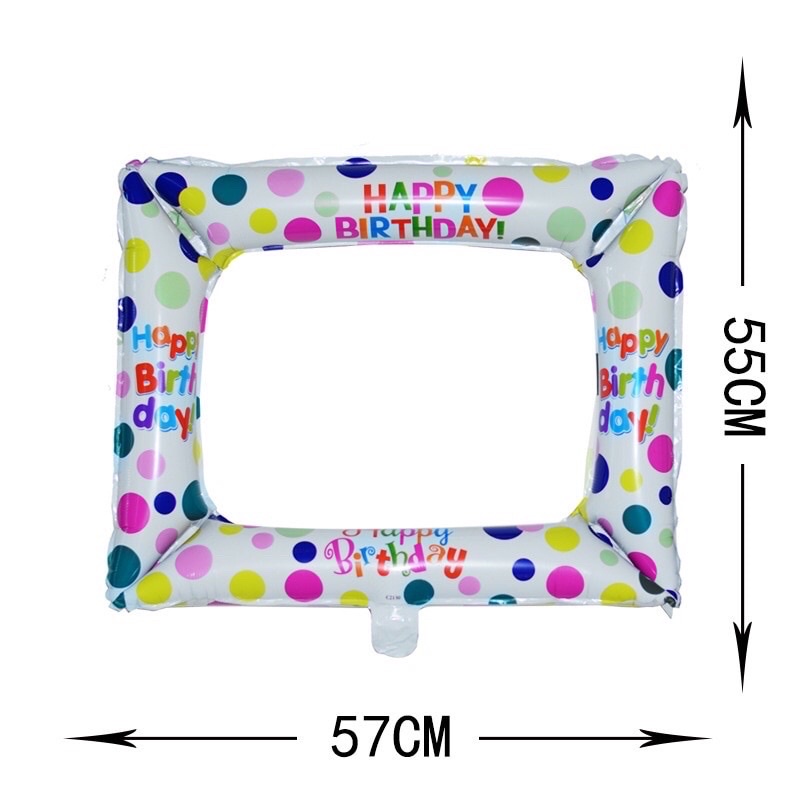 Bóng hình khung ảnh chụp hình dễ thương sinh nhật hàn quốc