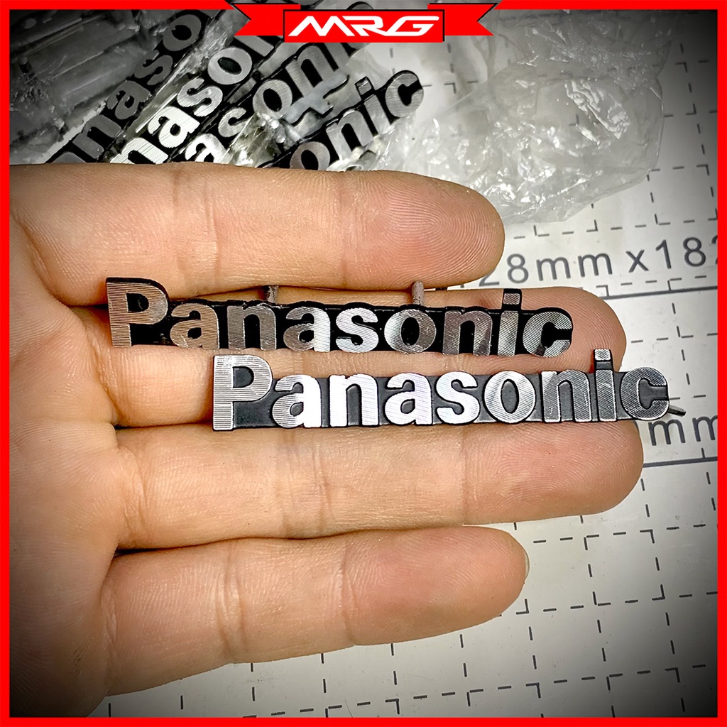 Tem/logo Panasonic nhôm, giá 1 chiếc.