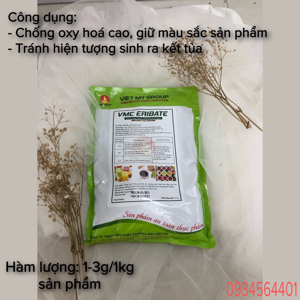 Chất bảo quản giữ màu chống oxy hóa cho nước giải khát - VMC Erybate