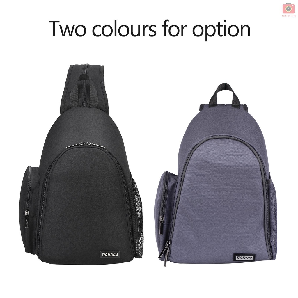 【fash】CWATCUN D17 Photography Camera Bag Backpack Double/ Single-shoulder Water-resistant DIY Customized Inner Design for DSLR/SLR Mirrorless Cameras Lenses