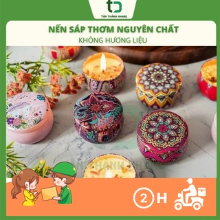 Nến Sáp Thơm Nguyên Chất Không Hương Liệu Nhập Khẩu - Mùi Ngẫu Nhiên