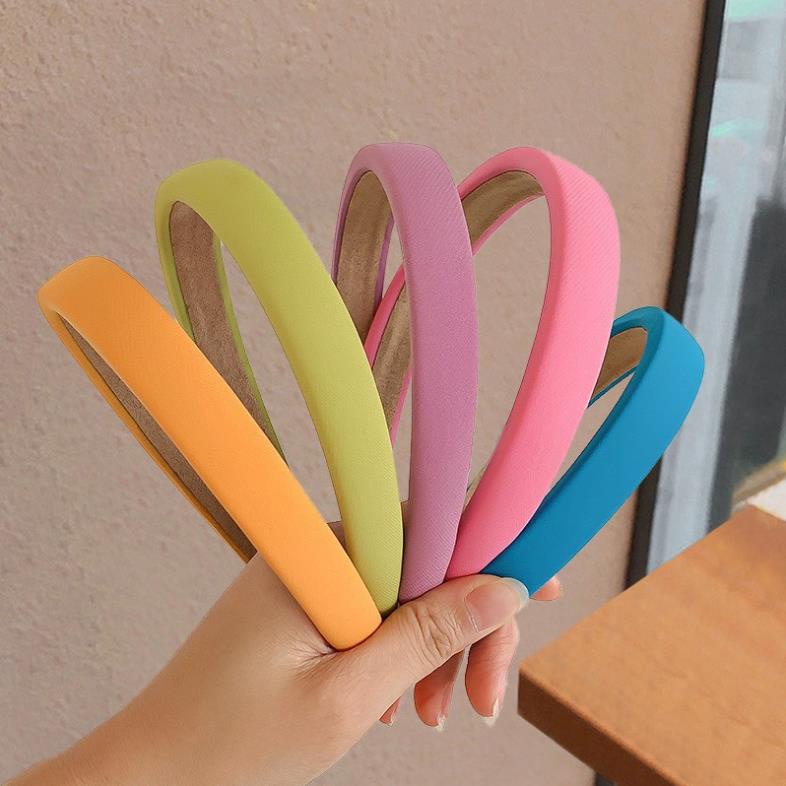 Bờm Băng Đô Xốp Bản To Nhiều Màu Style Hàn Quốc S02K34