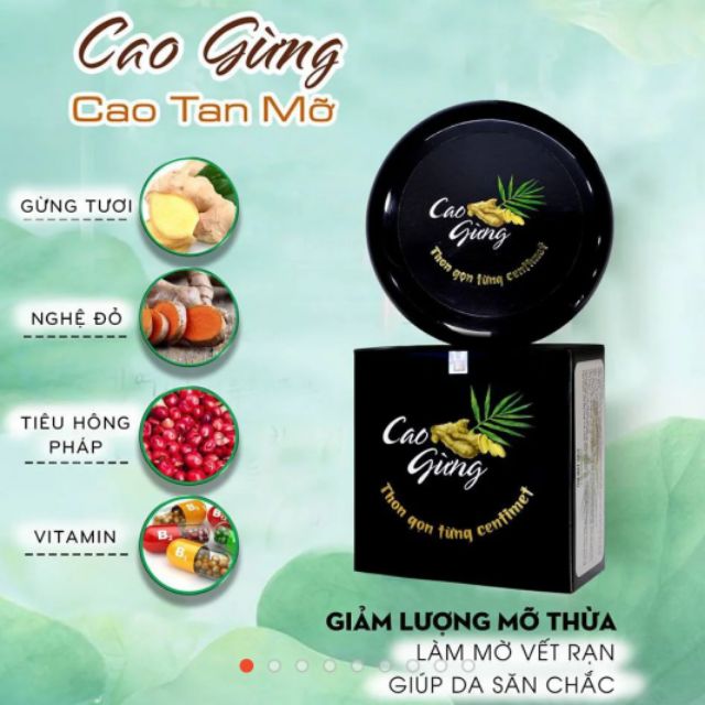 CAO GỪNG TAN MỠ CHÍNH HÃNG GIÚP EO THON