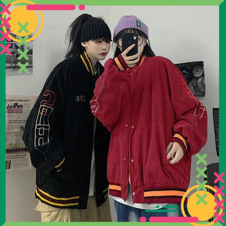 [Lên đồ là Sang] Áo Khoác Bomber Nhung Siêu Chất SORB Form Rộng Tặng Nón Nhung Thời Trang AS | BigBuy360 - bigbuy360.vn