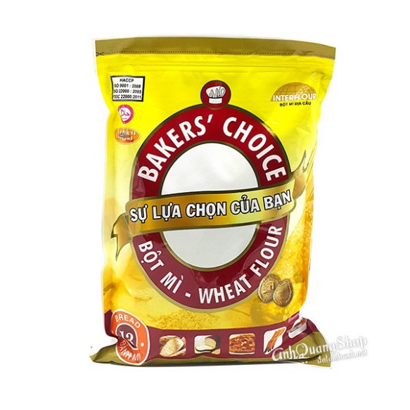 Combo Bột Mì Bakers’ Choice Số 13 (1kg) và Men nở (10g) nguyên gói