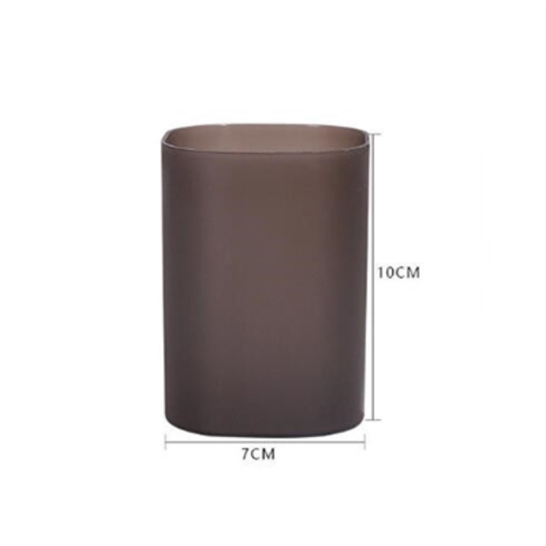 Giá Đỡ Bút / Cọ Trang Điểm / Son Môi Bằng Nhựa Nhám Trong Suốt Đơn Giản Sáng Tạo Đa Năng Dành Cho Văn Phòng / Trường Học