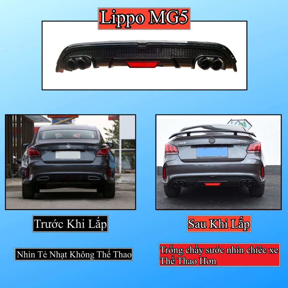 Lippo MG5 Có Đèn Phía Sau 2 Chế Độ Siêu Đẹp , Lắp Đời 2021 - 2022