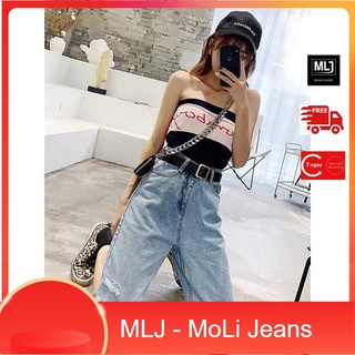 [55kg~80kg] Quần jean ngố / lửng BIG SIZE lưng cao, phom RỘNG đẹp thời trang hot trend 3204 rẻ đẹp