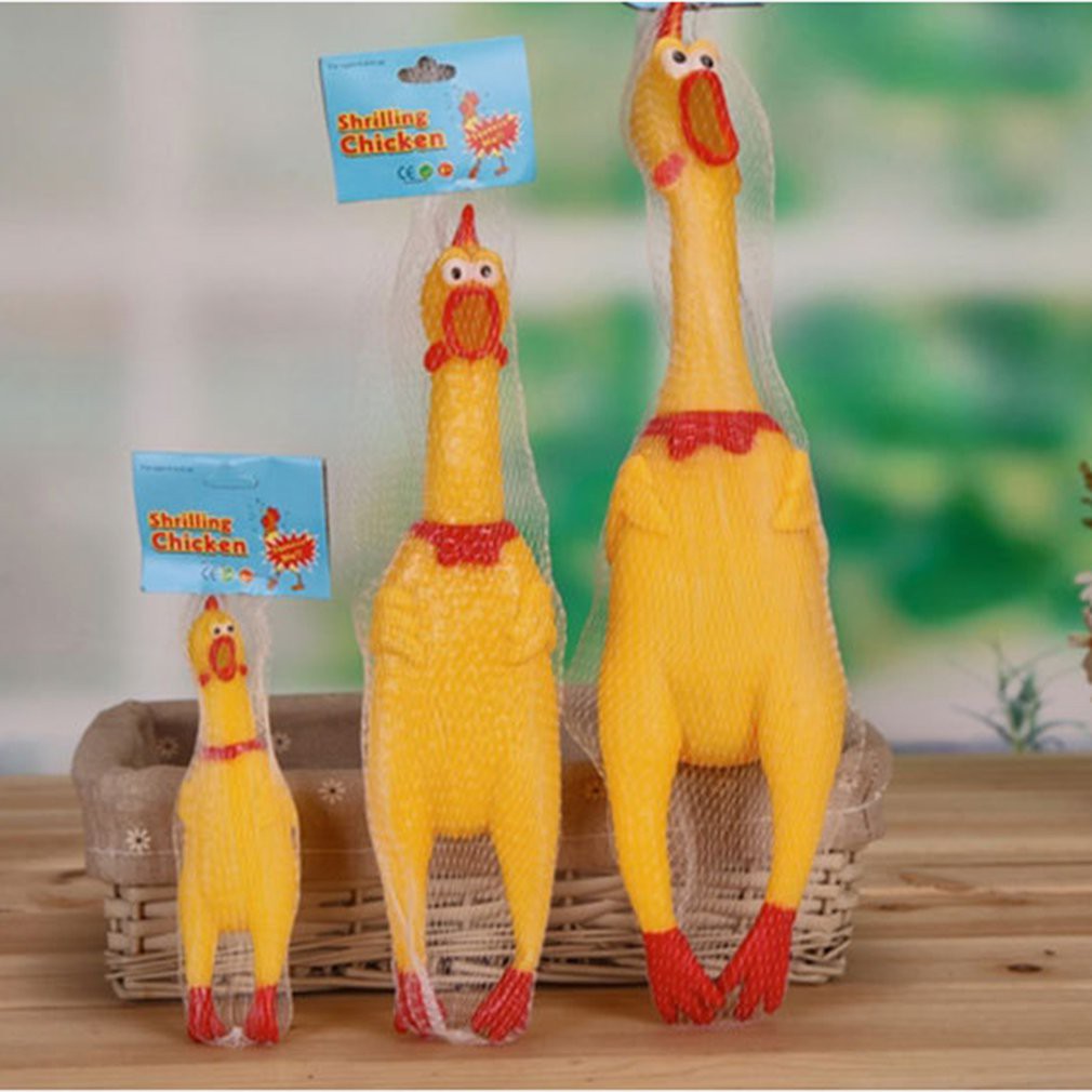 Đồ chơi chú gà phát ra tiếng kêu vui nhộn độc đáo 17/31/39cm