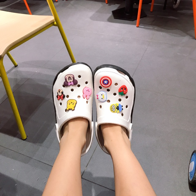 [Hàng sẵn] Sticker/jibit gắn sục xinh (có bán dép/sục 34 mẫu)