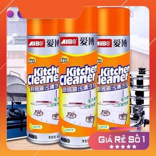 Chai xịt bếp đa năng, bình xịt bọt tuyết tẩy rửa siêu sạch mầu cam kitchen cleaner nhà bếp 500ml