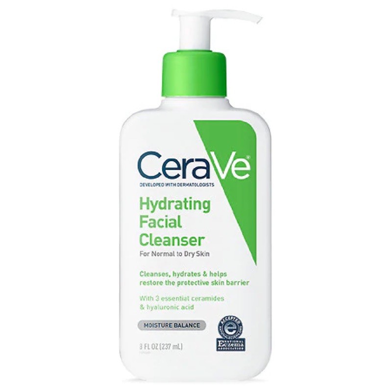 Sữa rửa mặt CeraVe CeraVe Hydrating Cleanser cho da thường và da khô (Hàng Mỹ)