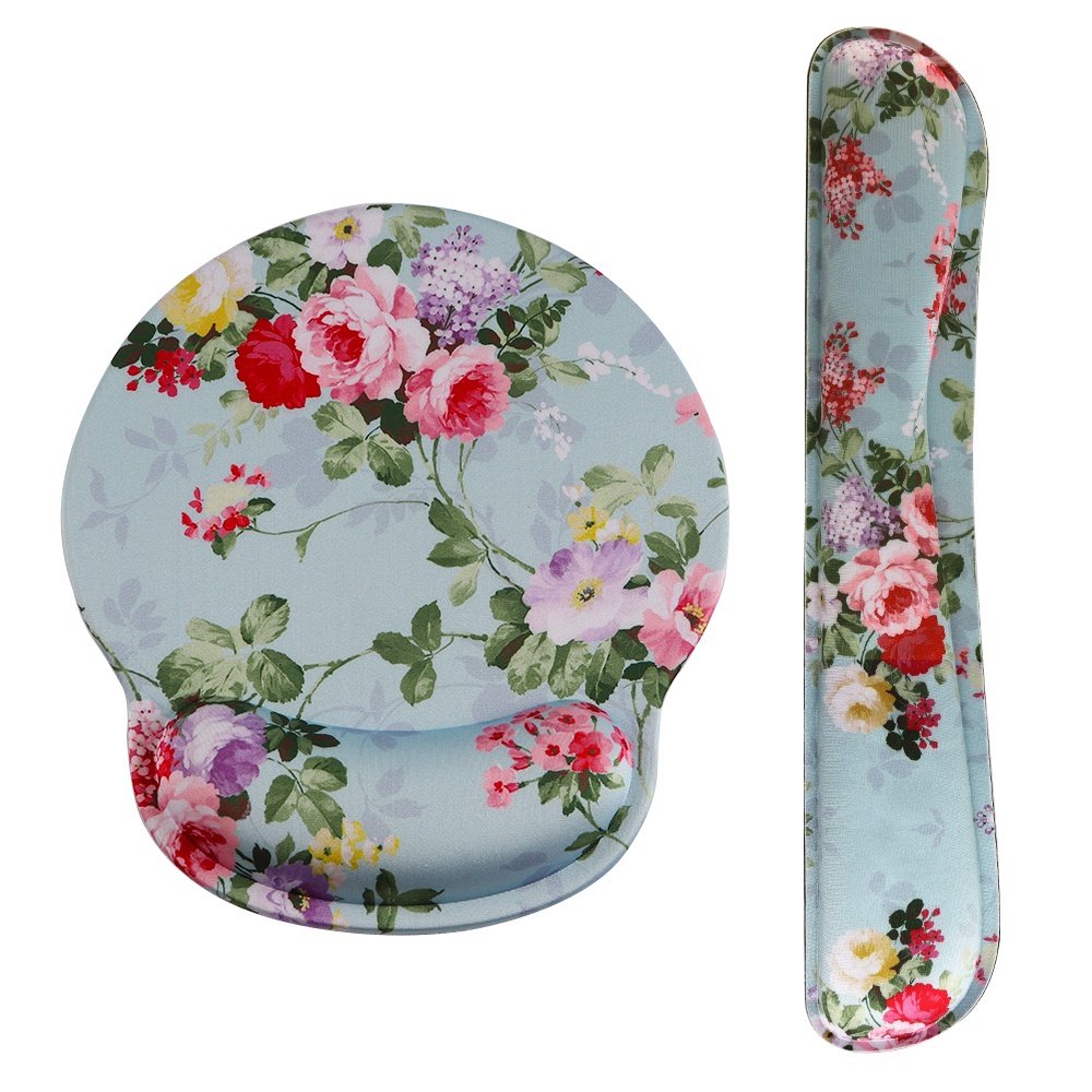 Tấm Lót Chuột Và Bàn Phím Bằng Memory Foam Mềm Không Trượt Thoải Mái