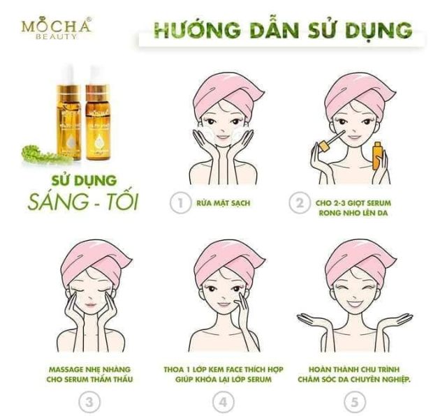 Serum MoCha Rong Nho Biển Nhật Bản