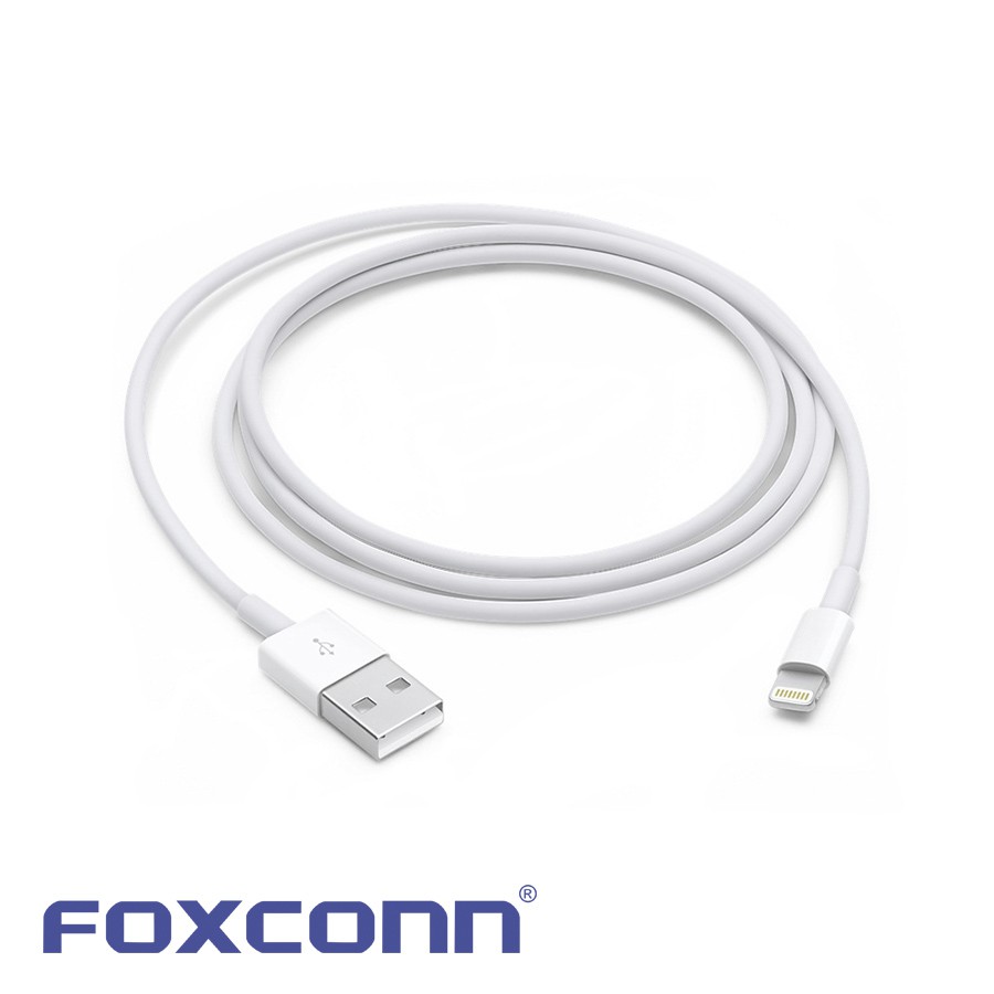 Cáp sạc iPhone iPad Airpods Lightning FOXCONN 5V-1A ✓ Sạc nhanh ✓ Siêu bền | BigBuy360 - bigbuy360.vn