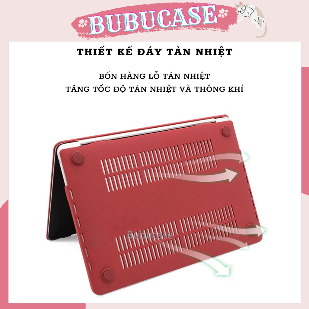 Ốp Macbook - Case Macbook Nhựa Dẻo Màu Pastel - Combo 2in1 Tặng Kèm Phủ Phím Cùng Màu - Full Dòng Máy - Link 1