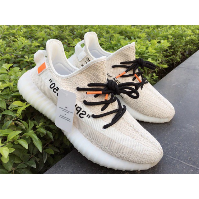 giày yeezy Off white (tặng móc khoá + video + ảnh thật )