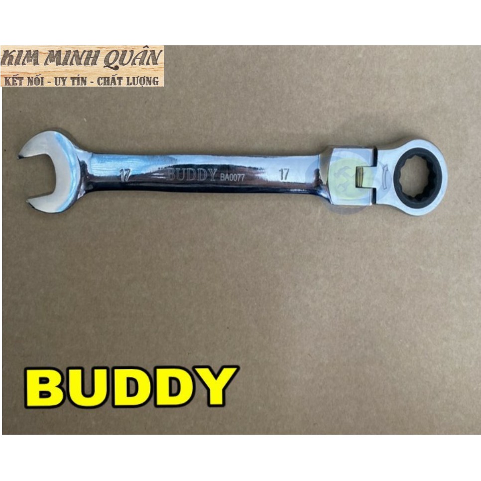 Cờ Lê Tự Động Lắc Léo Công Nghệ JAPAN 17mm BA0077 BUDDY