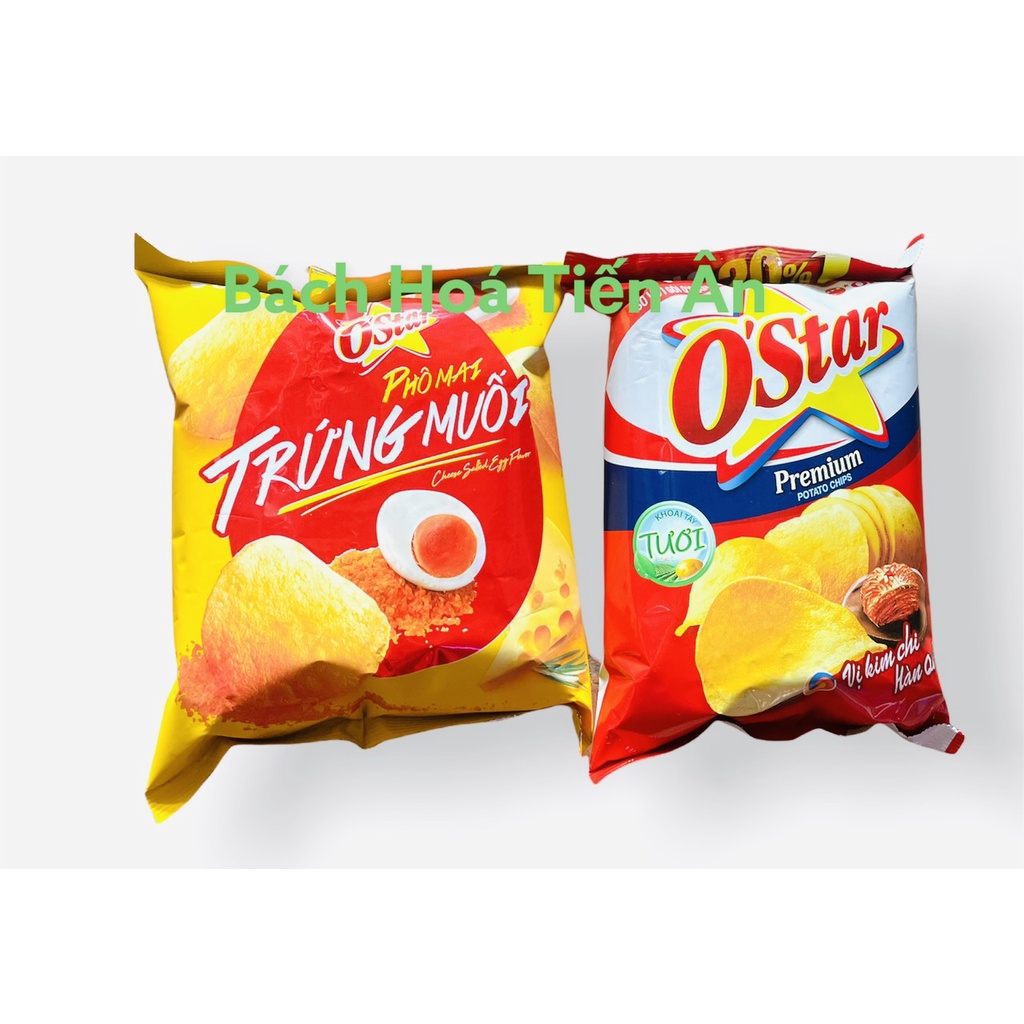 Combo 2 bịch Snack khoai tây O'STAR, TOONIES ORION ( Siêu ngon )