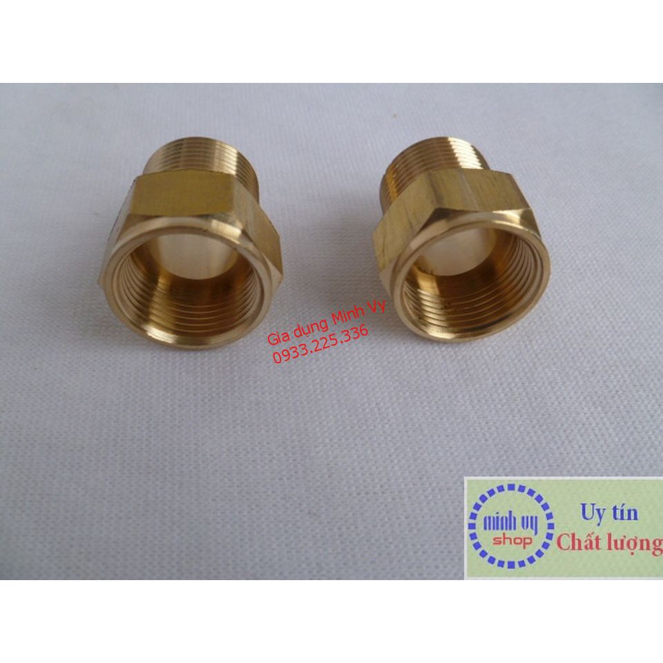 Khớp nối chuyển ren trong 22mm sang ren ngoài 22mm- T22N22