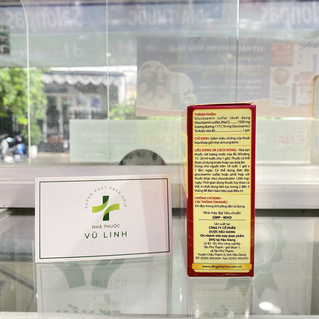 ( CHÍNH HÃNG) Ostigold 1500mg_ Giảm thoái hóa khớp gối nhẹ và trung bình( hộp 24 gói)