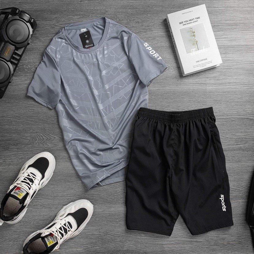 Đồ bộ nam, quần áo thể thao nam chất liệu  thun lạnh co dãn 4 chiều dày dặn hàng xuất dư