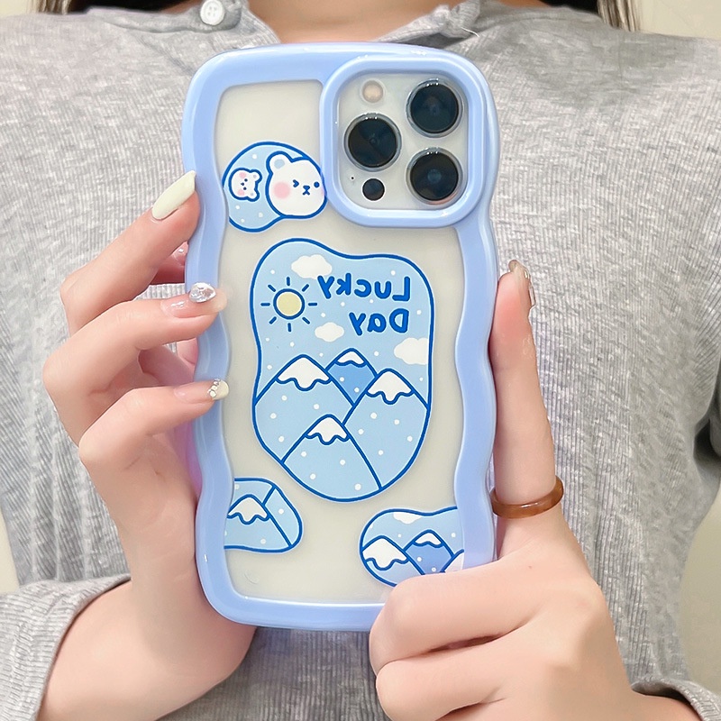 Ốp lưng iphone Phù Hợp Ốp Điện Thoại Acrylic In Hình Gấu Hoạt Hình Cho iphone13Pro / 11Pro / iPhone 11Promax / xs Dinuo case