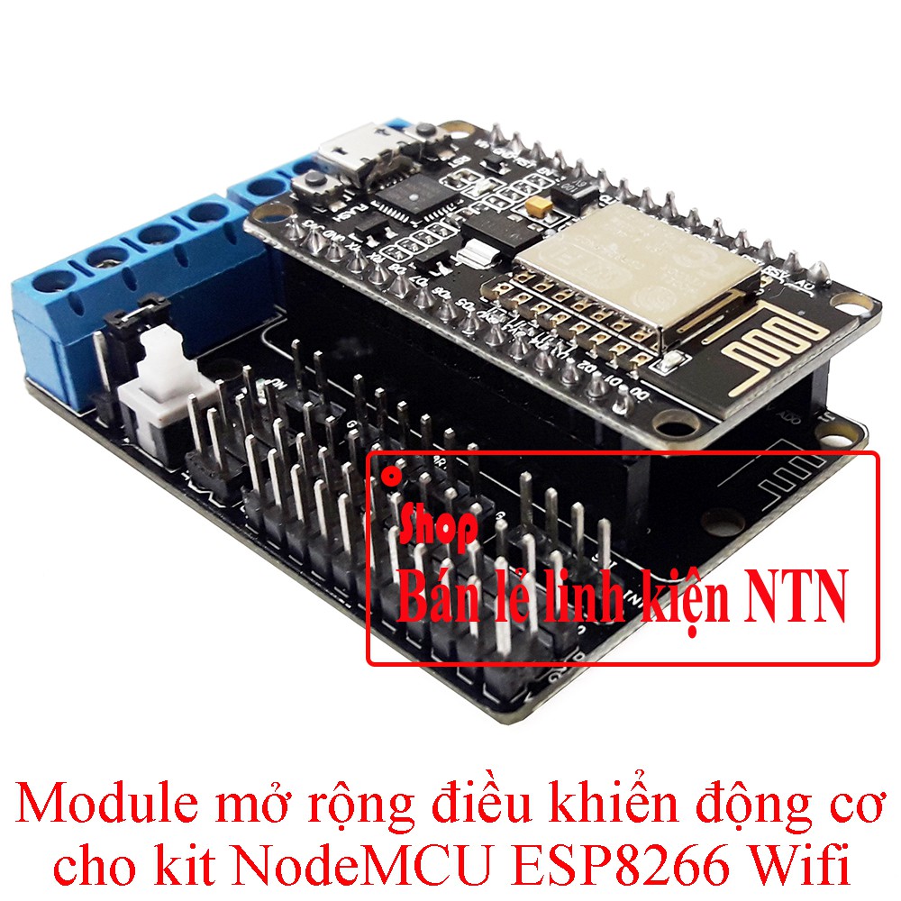 Module điều khiển động cơ L293D cho kit NodeMCU ESP8266