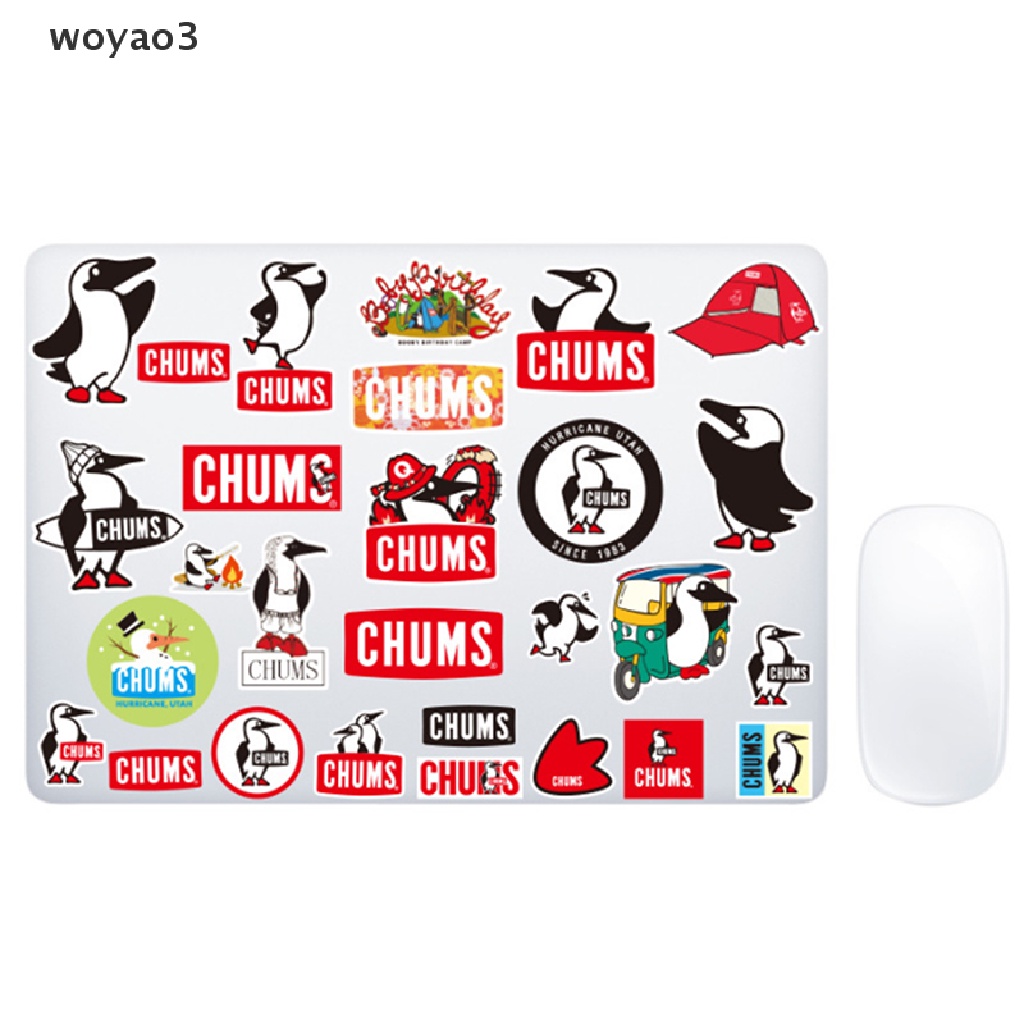 Miếng Dán Trang Trí Mũ Bảo Hiểm / Laptop / Mũ Bảo Hiểm Thương Hiệu Patagonia / Chums woyao3