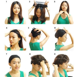 Lưới Trùm Tóc Giả Co Giãn 1 Cái