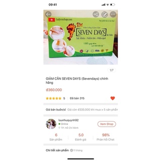 Giảm Cân Seven Days ( Sevendays )