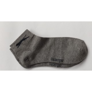 Tát nam cổ ngắn Slazenger màu ghi đậm MN3300