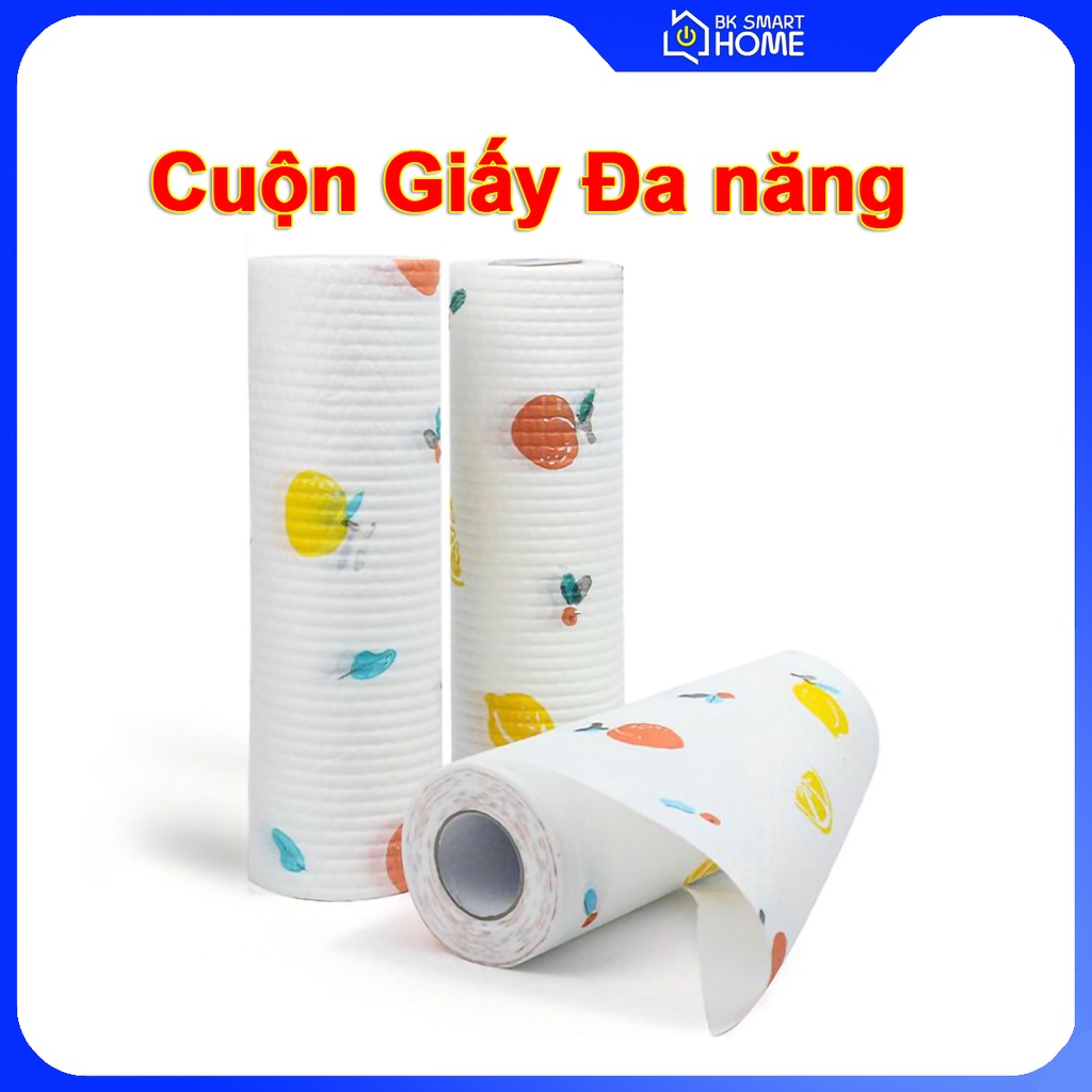 [FREESHIP Xtra] Cuộn Giấy Lau tay Đa năng Cao cấp - Giấy ăn, giấy lau bếp siêu dai (có thể giặt và tái sử dụng)