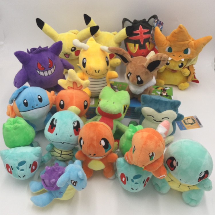 Thú Nhồi Bông Hình Pokemon Squirtle Eevee 20 Nhân Vật