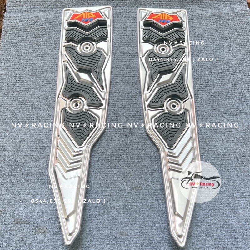 Gác chân trước Air Blade 160cc inox kèm cao su ( giá 1 bộ )