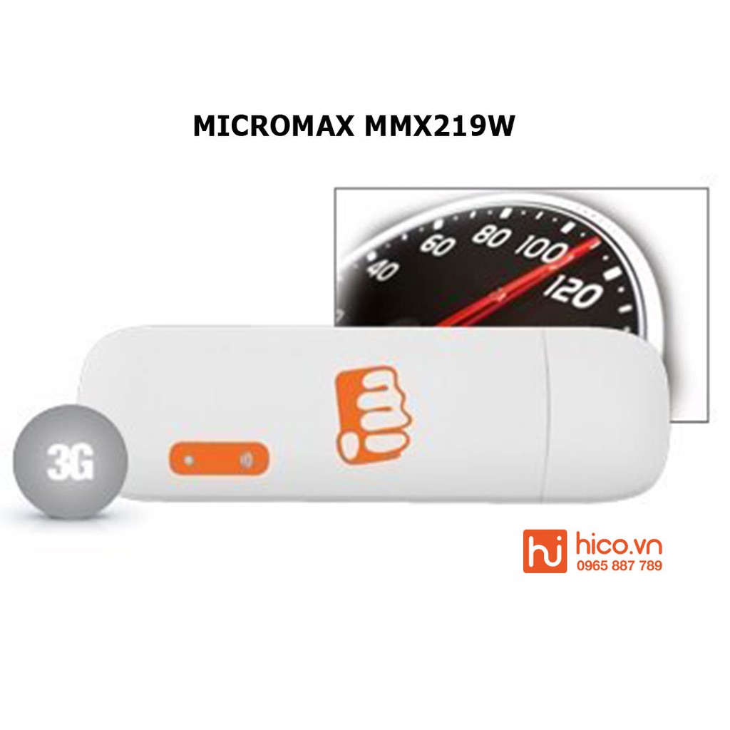 USB Dcom 3G Phát Wifi Micromax MMX219W Tốc Độ 21Mbps – Dùng Đa Mạng