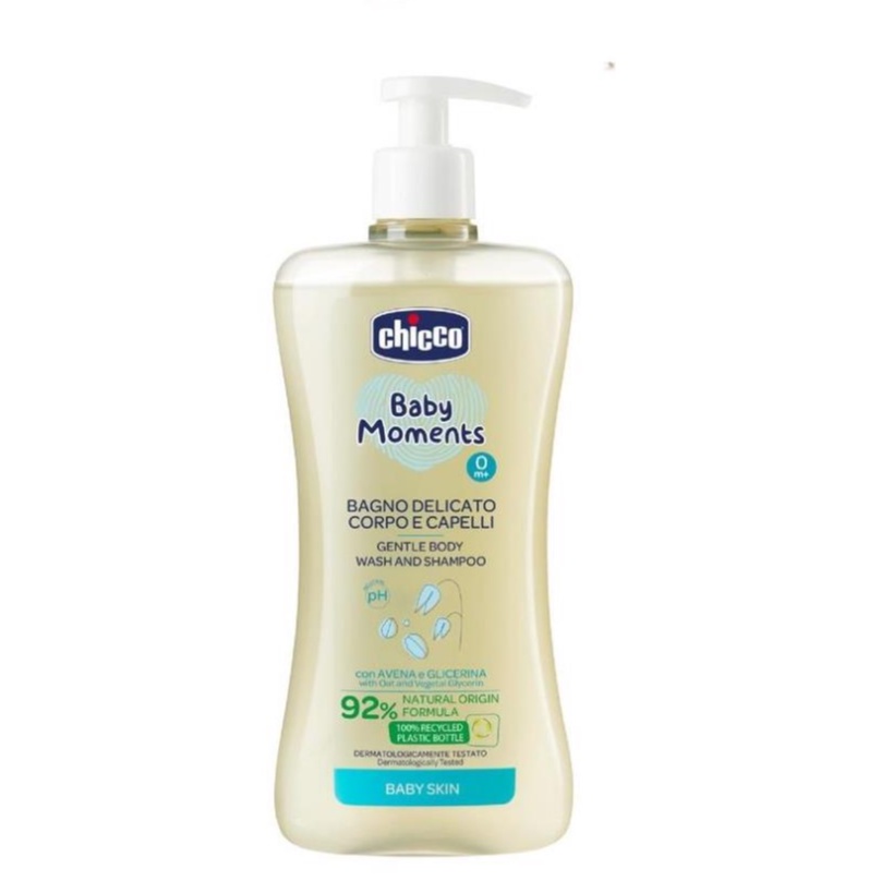 Sữa tắm gội chiết xuất Yến mạch mẫu mới Chicco 0M+
