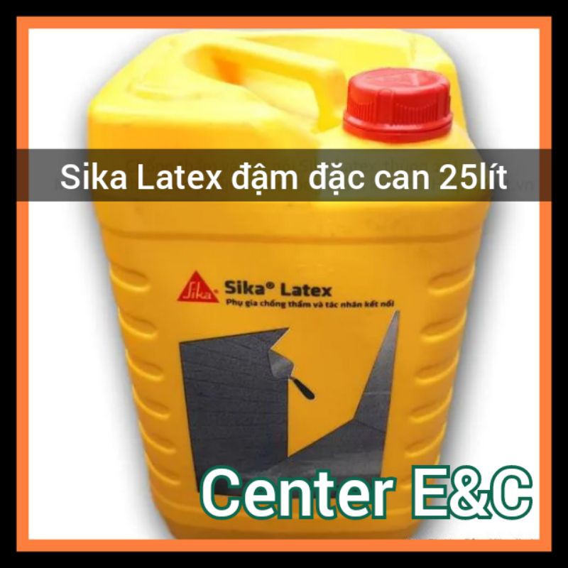 [CHÍNH HÃNG] Hóa chất Sika Latex Đậm Đặc can 25 lít phụ gia chống thấm và tác nhân kết nối Giá rẻ