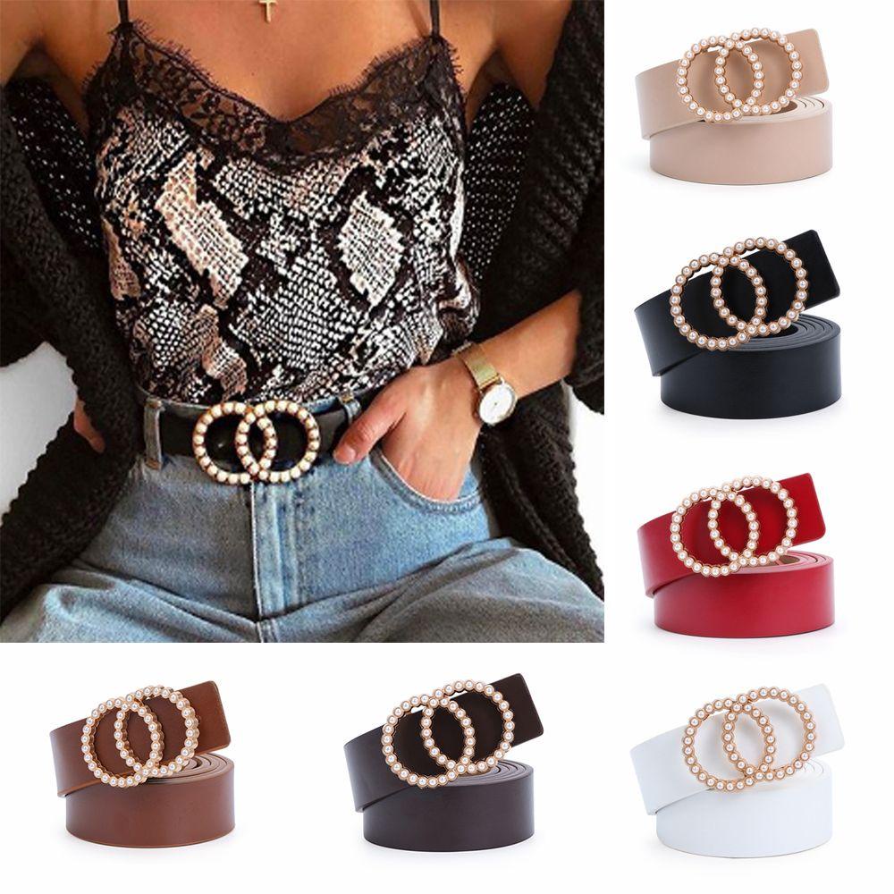 EUTUS Thắt Lưng Da Thời Trang Cho Nữ Khi Mặc Váy Jean