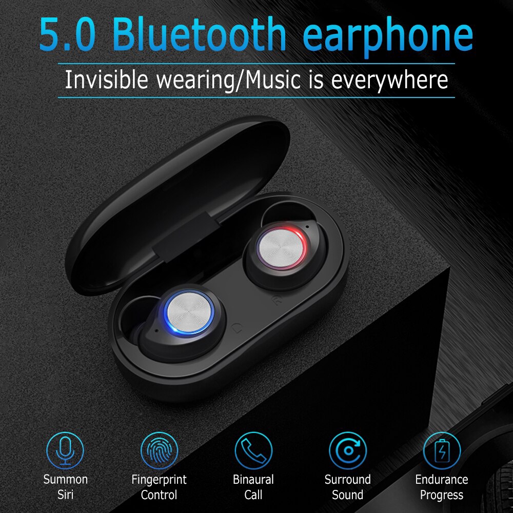 Tai nghe GOOJODOQ không dây thể thao bluetooth 5.0 thời trang