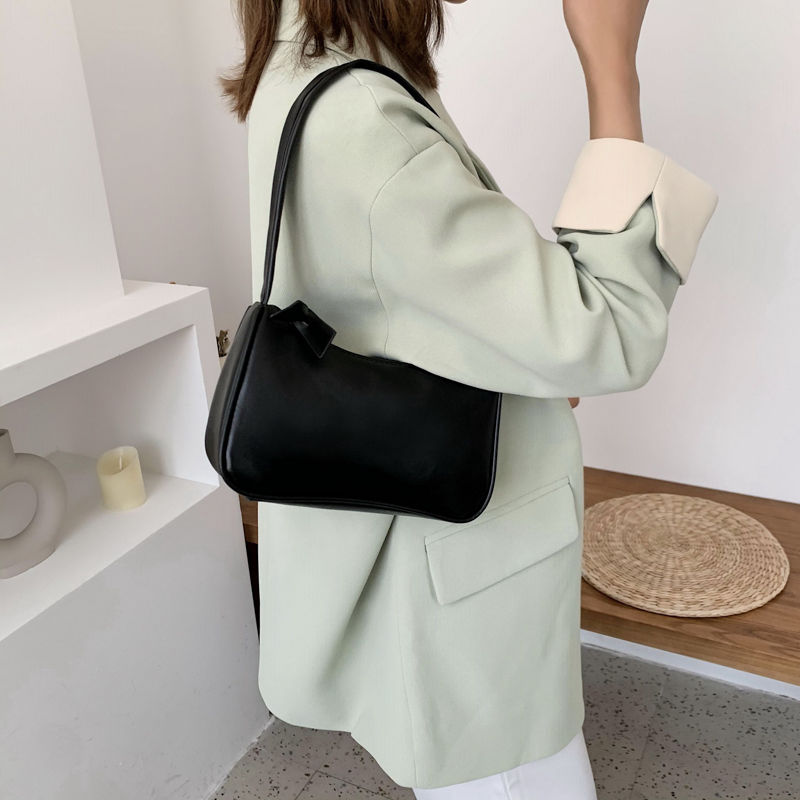 Korean Style PU Leather Shoulder Bag For Women