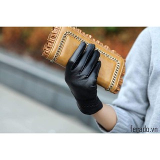 Găng Tay Nữ Capacci - Lót Lông  Cực Ấm