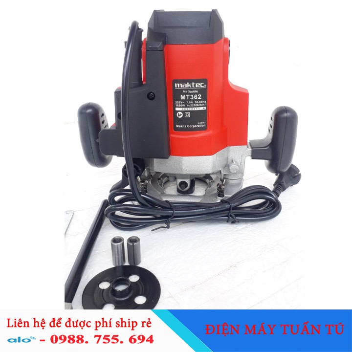 Máy phay gỗ Maktec Thái Lan MT362 - 100% dây đồng chịu nhiệt độ cao