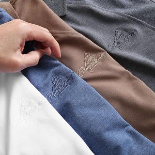 Áo thun polo có cổ màu basic