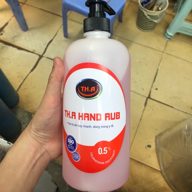Nước rửa tay khô THA