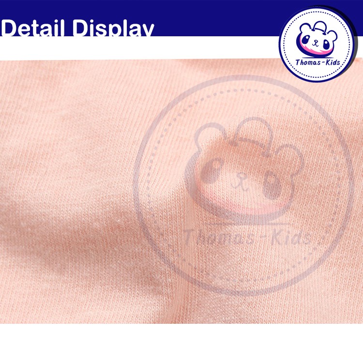 Áo ngực vải cotton phối ren thoáng khí màu trơn thoải mái cho bé gái B204