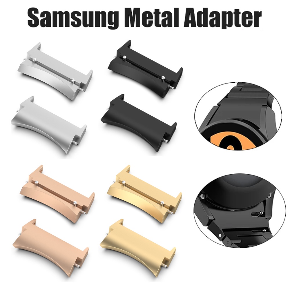 Đầu Nối Kim Loại Cho Đồng Hồ Thông Minh Samsung Galaxy Watch 4 5 40mm 44mm 5 Pro 45mm